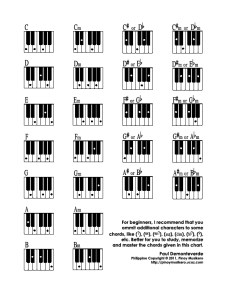 Pianoakkorder 8 trinn